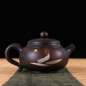 萤虹艺术 云南建水紫陶茶叶罐纯手工 非紫砂普洱茶储茶罐工厂直销