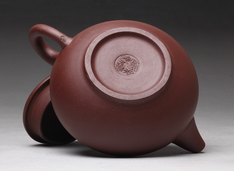 自产自销紫砂厂家批发宜兴紫砂原矿手工紫砂壶精品礼品如意扁樱壶