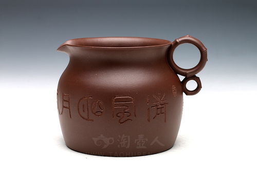 汪寅仙紫砂艺术丨双竹圈公道杯