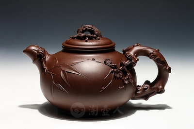 紫砂学堂丨紫砂壶中的“岁寒三友”紫砂艺术