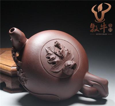 牧牛紫砂壶 名家传承与艺术创新的完美融合