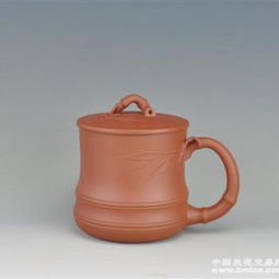 民间紫砂工艺精品紫砂杯 线韵竹